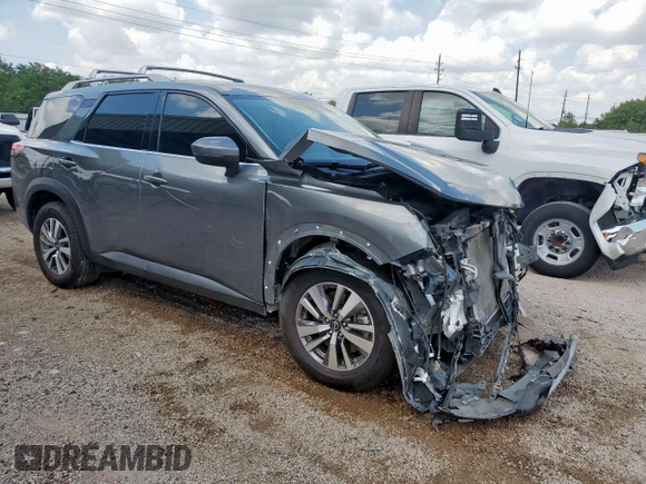 2023 Nissan Pathfinder SL with VIN 5N1DR3CA4PC209839, listed as a Copart auction lot 57516185 with 48,743 mi miles and Clean title. Bid and sale history available at DreamBid. Image 4.