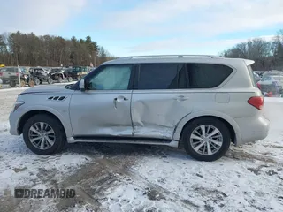 2017 Infiniti QX80 with VIN JN8AZ2NE9H9158598, listed as a IAAI auction lot 41326752 with 124,906 mi miles. Bid and sale history available at carsss.com. Image 14.