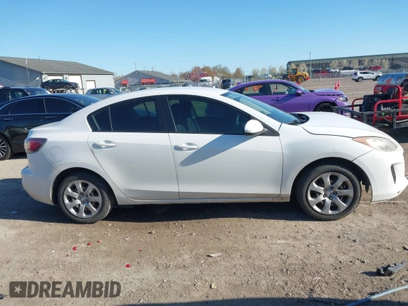 2012 Mazda 3 i Sport with VIN JM1BL1UF7C1530825, listed as a IAAI auction lot 42092415 with 133,516 mi miles and . Bid and sale history available at DreamBid. Image 13.