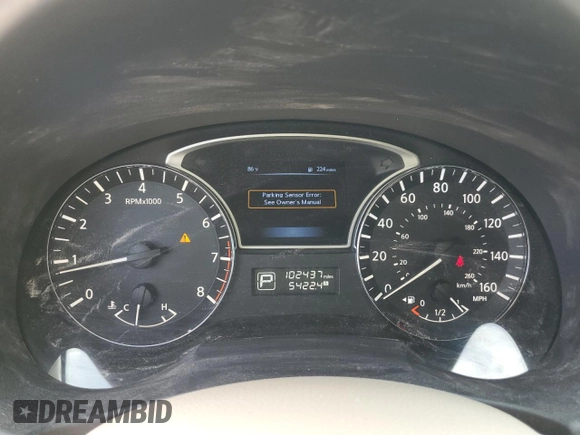 2015 Nissan Altima SL z VIN 1N4BL3AP6FC228112, wystawiony jako Copart lot #53737875 z przebiegiem 102 437 mil mil oraz Szkoda całkowita • Salvage title. Historia ofert i sprzedaży dostępna na DreamBid. Obrazek 9.