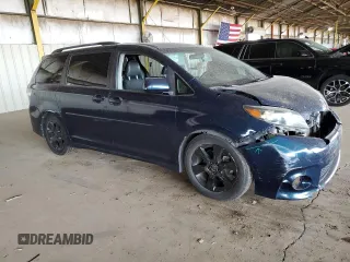 2011 Toyota Sienna SE with VIN 5TDXK3DC3BS120292, listed as a Copart auction lot 50656245 with 187,840 mi miles and Salvage Title. Bid and sale history available at carsss.com. Image 4.