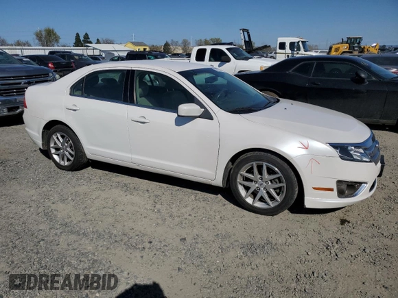 2011 Ford Fusion SEL with VIN 3FAHP0JA6BR258313, listed as a Copart auction lot 48901045 with 146,161 mi miles and Salvage Title. Bid and sale history available at DreamBid. Image 4.