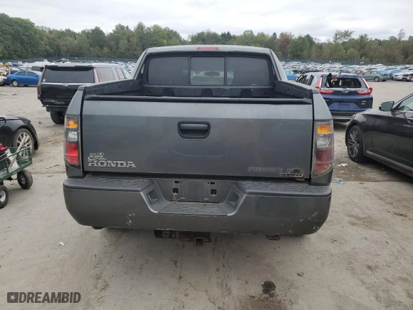 2008 Honda Ridgeline RT with VIN 2HJYK16278H534188, listed as a Copart auction lot 73372834 with 317,451 mi miles and Salvage Title. Bid and sale history available at carsss.com. Image 6.