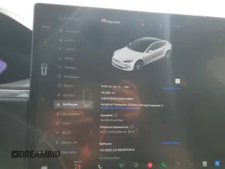 2022 Tesla Model S z VIN 5YJSA1E57NF473919, wystawiony jako Copart lot #51183925 z przebiegiem 48 359 mil mil oraz Szkoda całkowita • Salvage title. Historia ofert i sprzedaży dostępna na DreamBid. Obrazek 9.