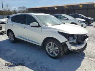 2020 Acura RDX w/Advance Pkg with VIN 5J8TC2H79LL018048, listed as a Copart auction lot 46690874 with 44,284 mi miles. Bid and sale history available at carsss.com. Image 4.