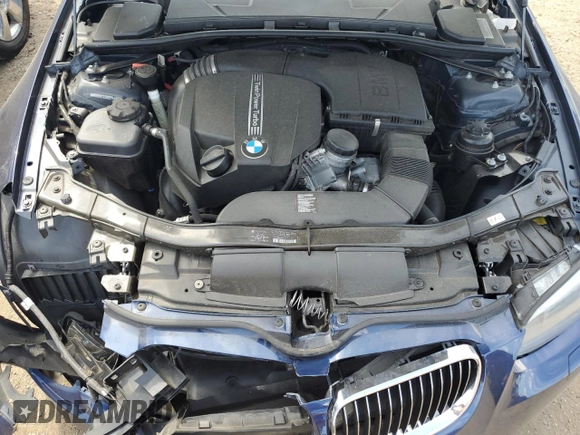 2012 BMW 3 Series 335i with VIN WBADX7C56CE744817, listed as a Copart auction lot 62184325 with 78,621 mi miles and Salvage title. Bid and sale history available at DreamBid. Image 11.