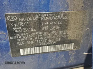 2018 Hyundai Sonata Limited with VIN 5NPE34AF1JH658549, listed as a Copart auction lot 49905755 with 152,908 mi miles and Salvage Title. Bid and sale history available at carsss.com. Image 13.