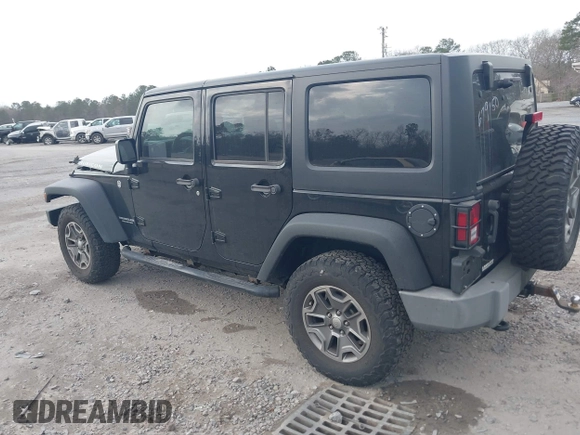 2017 Jeep Wrangler Unlimited Rubicon with VIN 1C4BJWFG4HL679150, listed as a IAAI auction lot 41720239 with 81,142 mi miles and . Bid and sale history available at DreamBid. Image 3.