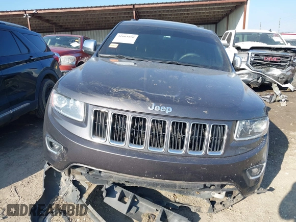 2014 Jeep Grand Cherokee Limited with VIN 1C4RJEBGXEC499052, listed as a IAAI auction lot 41665838 with 160,473 mi miles. Bid and sale history available at carsss.com. Image 12.