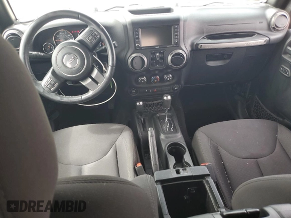 2017 Jeep Wrangler Unlimited Sport with VIN 1C4HJWDG5HL597733, listed as a Copart auction lot 59278195 with 99,156 mi miles and Salvage title. Bid and sale history available at DreamBid. Image 8.