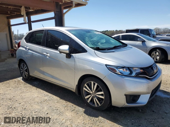 2015 Honda Fit EX-L with VIN 3HGGK5H87FM749384, listed as a Copart auction lot 50258455 with 73,079 mi miles and Salvage Title. Bid and sale history available at carsss.com. Image 4.