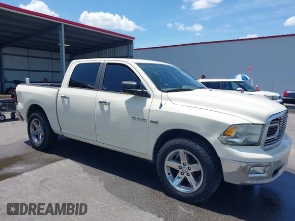 2010 Dodge 1500 SLT with VIN 1D7RV1CT7AS227072, listed as a IAAI auction lot 42061389 with 221,468 mi miles and . Bid and sale history available at carsss.com. Image 6.