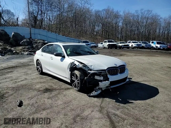 2020 BMW 3 Series M340i xDrive with VIN WBA5U9C08LFH80325, listed as a Copart auction lot 47412155 with Not Provided miles and Salvage Title. Bid and sale history available at DreamBid. Image 10.