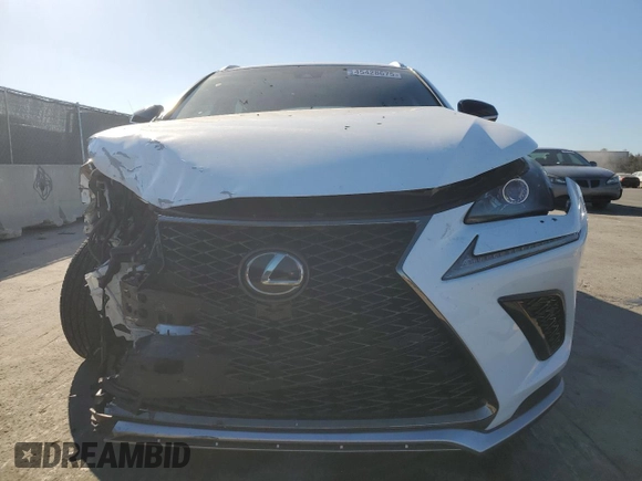 2019 Lexus NX with VIN JTJYARBZ7K2135948, listed as a Copart auction lot 45428675 with 61,523 mi miles and Non Repairable. Bid and sale history available at carsss.com. Image 5.