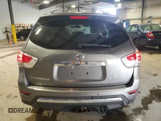 2015 Nissan Pathfinder SV z VIN 5N1AR2MMXFC709279, wystawiony jako Copart lot #59464785 z przebiegiem 92 343 mil mil oraz Szkoda całkowita • Salvage title. Historia ofert i sprzedaży dostępna na DreamBid. Obrazek 6.