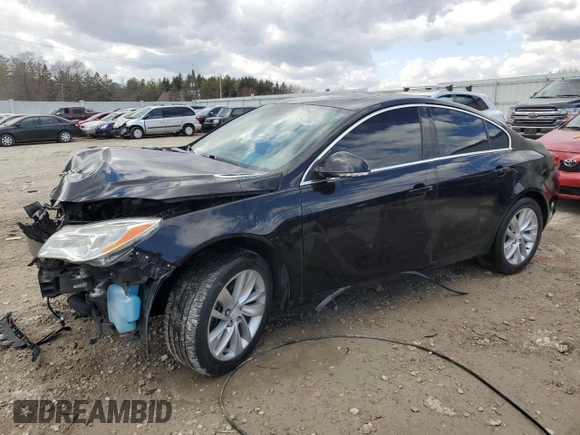 2014 Buick Regal with VIN 2G4GK5EXXE9318177, listed as a Copart auction lot 50540725 with 91,157 mi miles and Non Repairable. Bid and sale history available at DreamBid. Image 1.