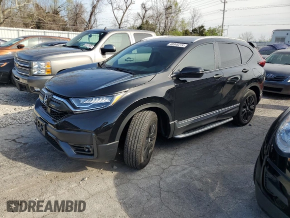 2022 Honda CR-V Touring with VIN 7FARW2H92NE021028, listed as a Copart auction lot 48948274 with 49,569 mi miles and Salvage Title. Bid and sale history available at carsss.com. Image 1.