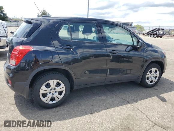 2018 Chevrolet Trax LS with VIN 3GNCJKSB3JL352456, listed as a Copart auction lot 53947745 with 113,001 mi miles and Salvage Title. Bid and sale history available at carsss.com. Image 3.
