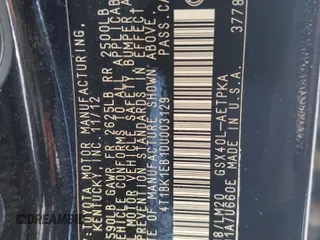 2013 Toyota Avalon XLE z VIN 4T1BK1EB1DU003129, wystawiony jako Copart lot #57685895 z przebiegiem 169 914 mil mil oraz Szkoda całkowita • Salvage title. Historia ofert i sprzedaży dostępna na DreamBid. Obrazek 12.