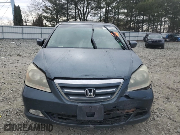 2005 Honda Odyssey TOURING with VIN 5FNRL38845B104056, listed as a Copart auction lot 47698175 with 203,076 mi miles and Salvage Title. Bid and sale history available at carsss.com. Image 5.