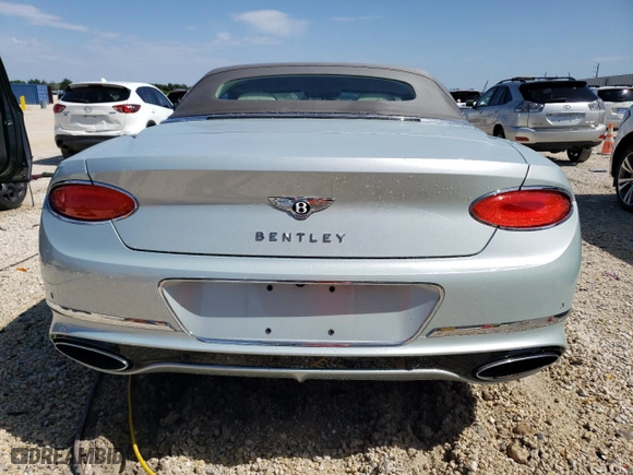 2020 Bentley Continental GT with VIN SCBDB4ZG3LC080970, listed as a Copart auction lot 68108554 with NaN miles and Non Repairable. Bid and sale history available at carsss.com. Image 6.