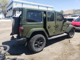 2020 Jeep Wrangler Unlimited Sahara with VIN 1C4HJXEG9LW311913, listed as a Copart auction lot 54265535 with 43,893 mi miles and Salvage title. Bid and sale history available at DreamBid. Image 3.