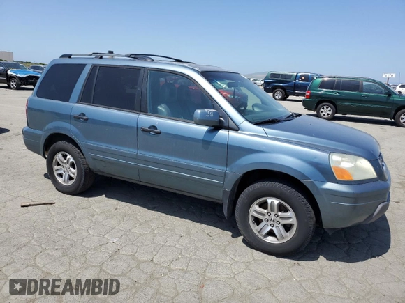 2005 Honda Pilot EX-L z VIN 2HKYF18725H540033, wystawiony jako Copart lot #55355935 z przebiegiem 249 427 mil mil oraz Czysty tytuł • Clean title. Historia ofert i sprzedaży dostępna na DreamBid. Obrazek 4.