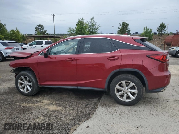 2016 Lexus RX 350 z VIN JTJBZMCA9G2001394, wystawiony jako Copart lot #56181355 z przebiegiem 106 161 mil mil oraz Szkoda całkowita • Salvage title. Historia ofert i sprzedaży dostępna na DreamBid. Obrazek 2.