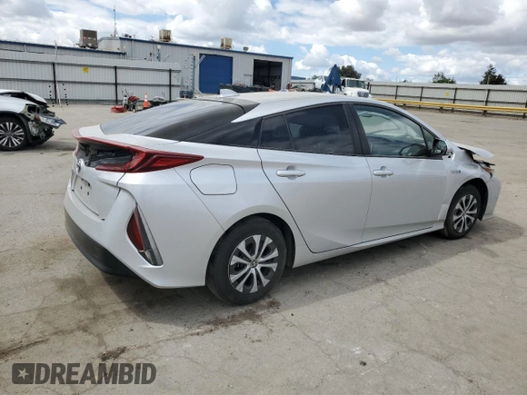 2021 Toyota Prius LE with VIN JTDKAMFP5M3192991, listed as a Copart auction lot 56768095 with 77,515 mi miles and Salvage title. Bid and sale history available at DreamBid. Image 3.