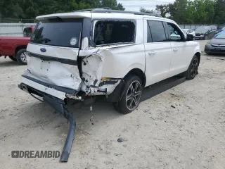 2019 Ford Expedition Max Limited с VIN 1FMJK2AT5KEA10835, выставлен на аукционе Copart как лот 58544805 с пробегом 108 805 миль миль и Списание • Salvage title. История ставок и продаж доступна на DreamBid. Изображение 3.