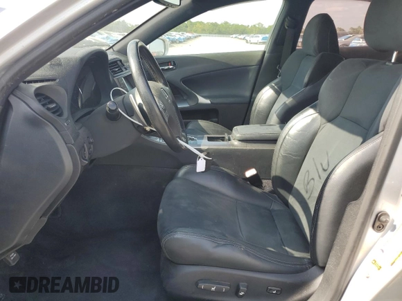 2012 Lexus IS 250 with VIN JTHBF5C22C5165863, listed as a Copart auction lot 52546885 with 135,868 mi miles and Clean Title. Bid and sale history available at DreamBid. Image 7.