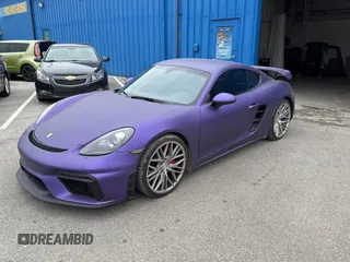 2018 Porsche 718 Cayman S with VIN WP0AB2A8XJK279655, listed as a Copart auction lot 55249845 with 59,283 mi miles and Clean Title. Bid and sale history available at DreamBid. Image 2.