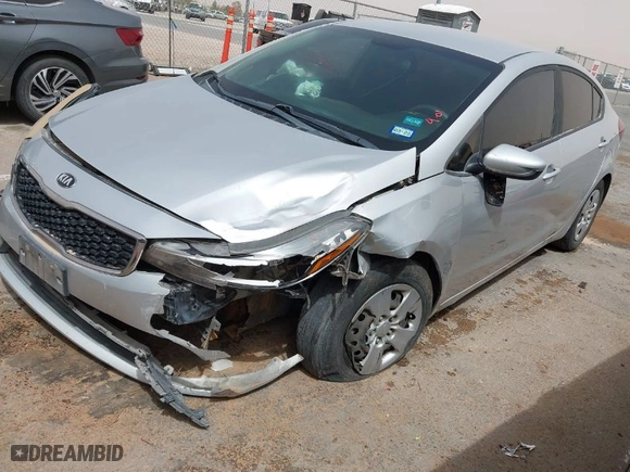 2017 Kia Forte LX with VIN 3KPFK4A7XHE109060, listed as a IAAI auction lot 41914583 with 111,750 mi miles. Bid and sale history available at carsss.com. Image 2.