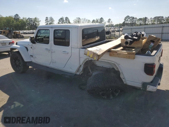 2021 Jeep Gladiator Overland with VIN 1C6HJTFG2ML557221, listed as a Copart auction lot 52453215 with 70,189 mi miles and Salvage title. Bid and sale history available at DreamBid. Image 2.