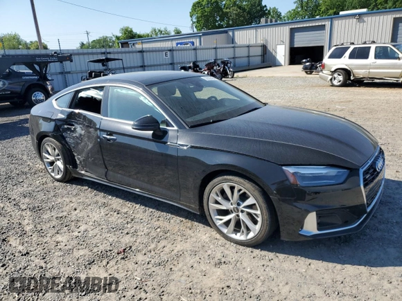 2022 Audi A5 Sportback Premium with VIN WAUABCF51NA032716, listed as a Copart auction lot 52808484 with 55,473 mi miles and Salvage Title. Bid and sale history available at carsss.com. Image 4.