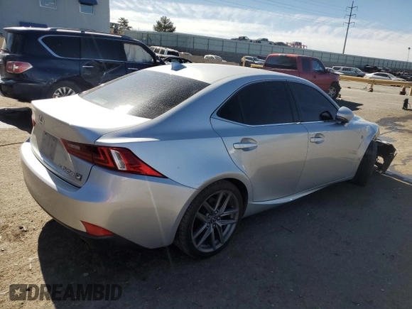 2014 Lexus IS 250 with VIN JTHCF1D26E5003376, listed as a Copart auction lot 53356145 with 193,825 mi miles and Salvage title. Bid and sale history available at DreamBid. Image 3.
