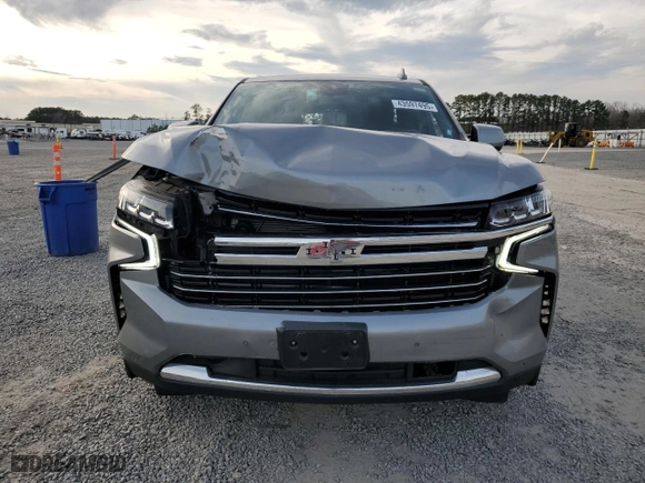 2023 Chevrolet Tahoe LT with VIN 1GNSKNKD0PR381118, listed as a Copart auction lot 43597495 with 44,953 mi miles and Salvage Title. Bid and sale history available at carsss.com. Image 5.