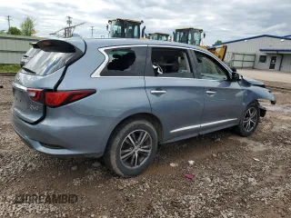 2019 Infiniti QX60 Pure z VIN 5N1DL0MMXKC558568, wystawiony jako Copart lot #58154055 z przebiegiem Nie podano mil oraz Szkoda całkowita • Salvage title. Historia ofert i sprzedaży dostępna na DreamBid. Obrazek 3.