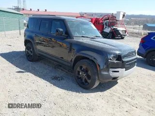 2023 Land Rover Defender SE with VIN SALEP7EU9P2222274, listed as a IAAI auction lot 41804022 with 24,539 mi miles and . Bid and sale history available at DreamBid. Image 1.