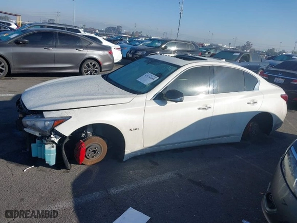 2020 Infiniti Q50 RED SPORT 400 with VIN JN1FV7AP3LM630207, listed as a IAAI auction lot 41214485 with NaN miles. Bid and sale history available at carsss.com. Image 13.