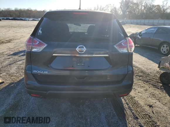 2015 Nissan Rogue SV with VIN KNMAT2MT5FP581765, listed as a Copart auction lot 84490954 with 112,949 mi miles and Salvage Title. Bid and sale history available at DreamBid. Image 6.