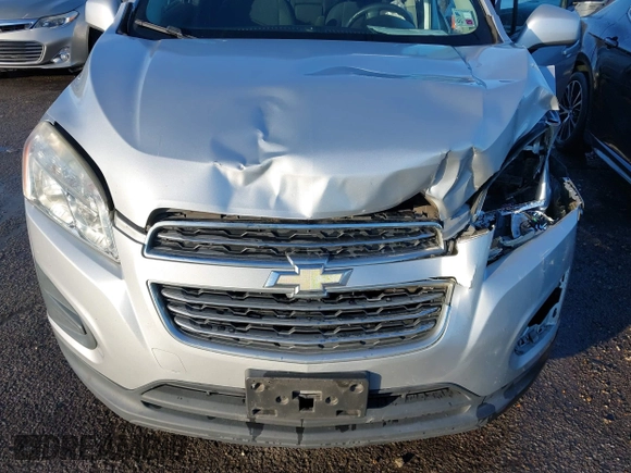 2016 Chevrolet Trax LS with VIN 3GNCJKSB6GL224009, listed as a IAAI auction lot 41312755 with 121,159 mi miles. Bid and sale history available at carsss.com. Image 10.