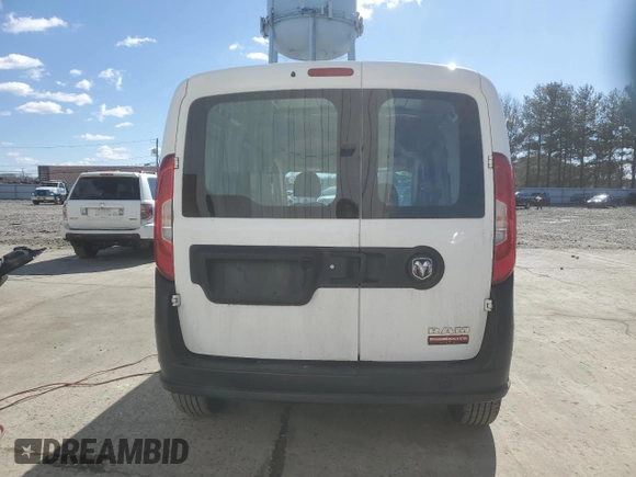 2015 Ram ProMaster City Cargo Tradesman with VIN ZFBERFAT2F6A92800, listed as a Copart auction lot 47089075 with 129,553 mi miles and Clean Title. Bid and sale history available at carsss.com. Image 6.