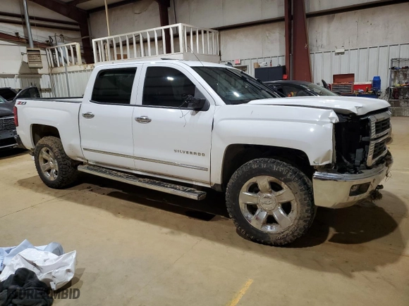2014 Chevrolet Silverado 1500 LTZ with VIN 3GCUKSEC8EG333804, listed as a Copart auction lot 46320855 with 178,661 mi miles and Salvage Title. Bid and sale history available at carsss.com. Image 4.