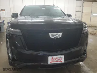 2021 Cadillac Escalade Sport with VIN 1GYS4FKLXMR321692, listed as a Copart auction lot 82026214 with 58,618 mi miles and Salvage Title. Bid and sale history available at carsss.com. Image 5.