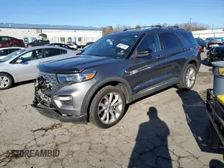 2022 Ford Explorer Platinum with VIN 1FM5K8HW9NNA06098, listed as a Copart auction lot 80473154 with 163,613 mi miles and Salvage Title. Bid and sale history available at carsss.com. Image 1.
