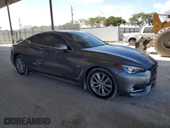 2018 Infiniti Q60 Luxe with VIN JN1EV7EK8JM342142, listed as a Copart auction lot 44695825 with 100,389 mi miles and Non Repairable. Bid and sale history available at DreamBid. Image 4.