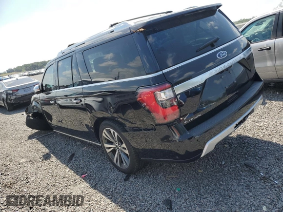 2021 Ford Expedition Max Platinum with VIN 1FMJK1LT9MEA20312, listed as a Copart auction lot 54213285 with 119,611 mi miles and Salvage title. Bid and sale history available at DreamBid. Image 2.
