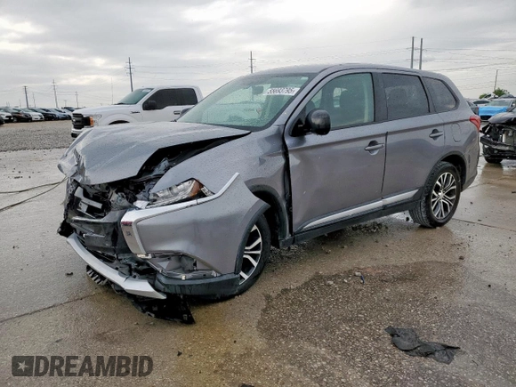 2018 Mitsubishi Outlander ES z VIN JA4AD2A33JJ002909, wystawiony jako Copart lot #55693795 z przebiegiem 95 454 mil mil oraz Szkody całkowita. Historia ofert i sprzedaży dostępna na DreamBid. Obrazek 1.