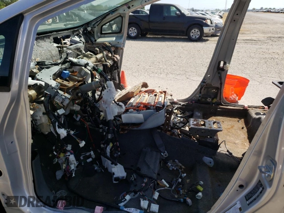 2010 Toyota Prius II with VIN JTDKN3DU8A0129694, listed as a Copart auction lot 53755805 with 0 mi miles and Salvage Title. Bid and sale history available at carsss.com. Image 7.